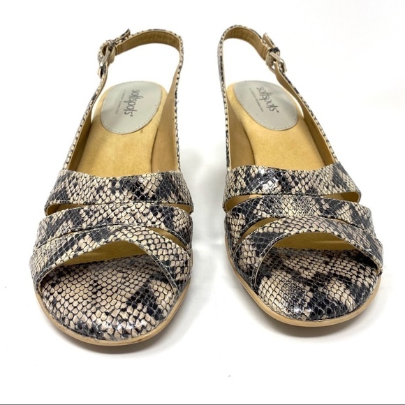 Softspots Neima vanilla snake sandals extra wide - Picture 3 of 8